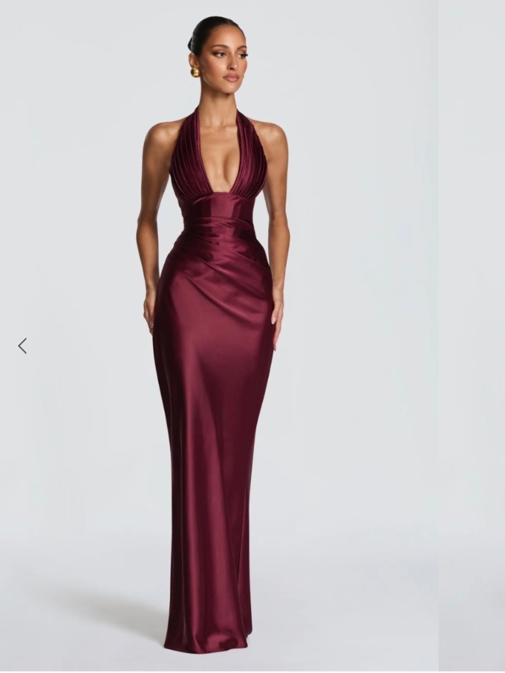 BABYBOO ELOWEN MAXI DRESS - CHERRY LACQUER (Worn Once)